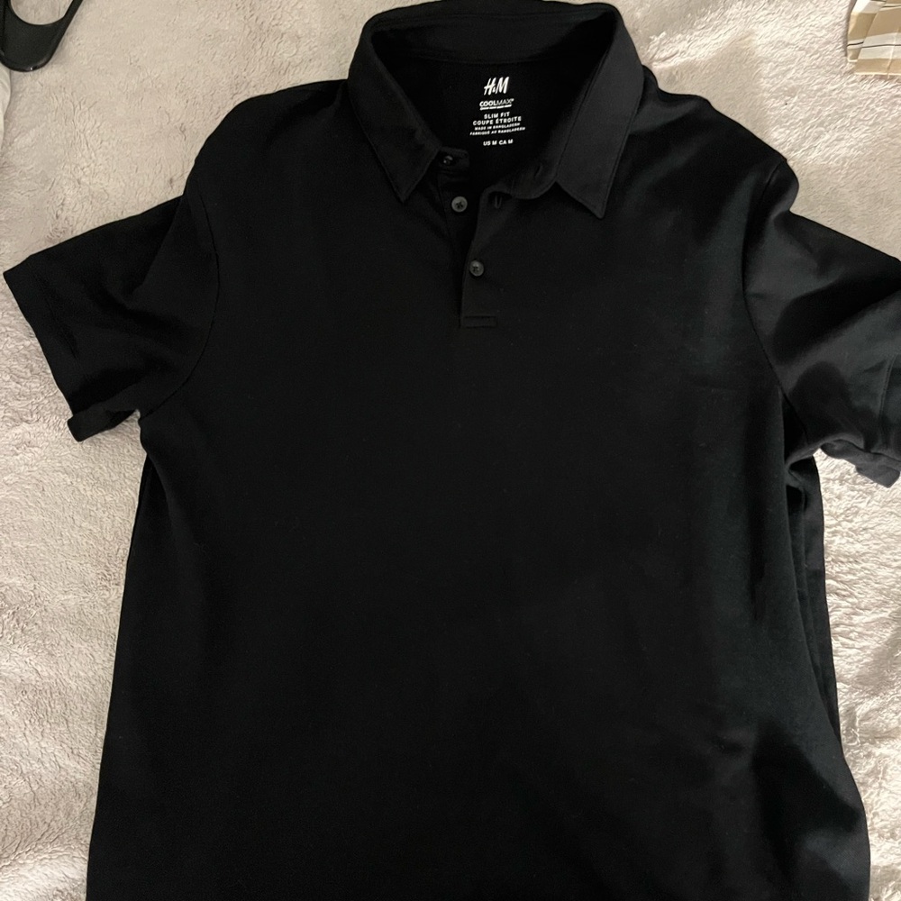 Men’s H&M black polo